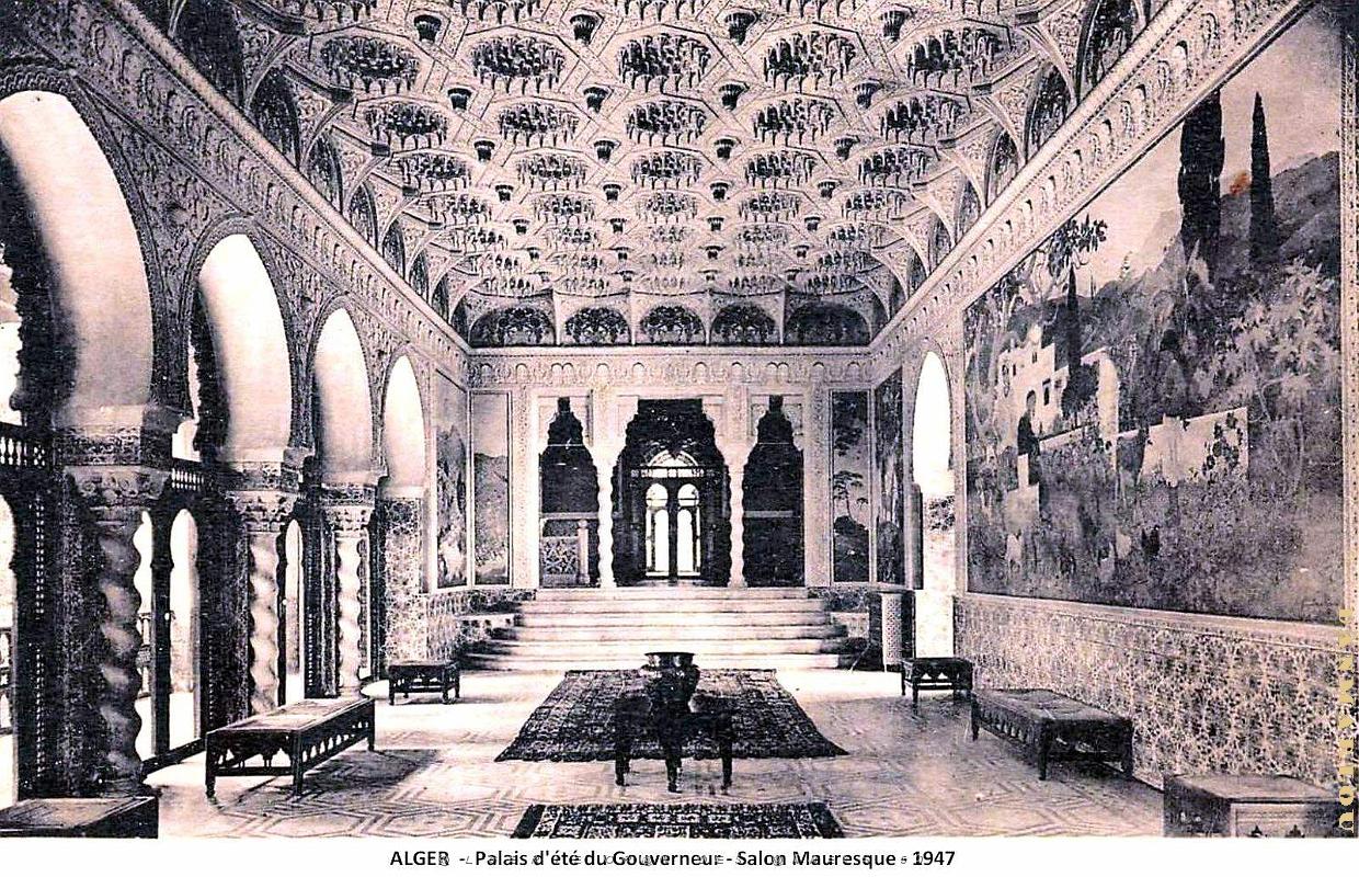 Alger - Palais d'ete - Salon Mauresque - 1947.jpg